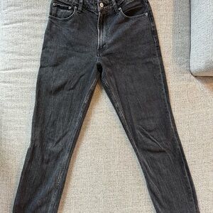Abercrombie & Fitch Charcoal High Rise Jeans